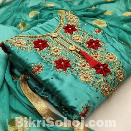 #ঈদ_কালেকশন_সফ্ট_জর্জেট_৪_পিস Soft Georgette Four Piece